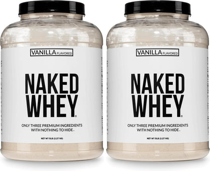 NAKED Whey 1Lb - Only 1 Ingredient, Grass Fed Whey Protein Powder, NSF Certified, Undenatured, No Gmos, No Soy, Gluten Free, Stimulate Growth, Enhance Recovery - 15 Servings