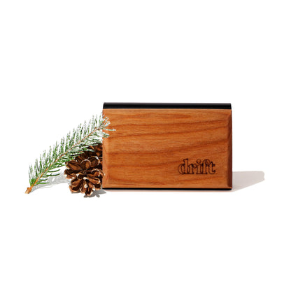 Drift Car Air Freshener - The Original Wood Air Freshener - Car Odor Eliminator - Long Lasting Scent - Auto Accessories - Metal Clip - Essential Oils - Clean Ingredients - Teak Scent Starter Kit