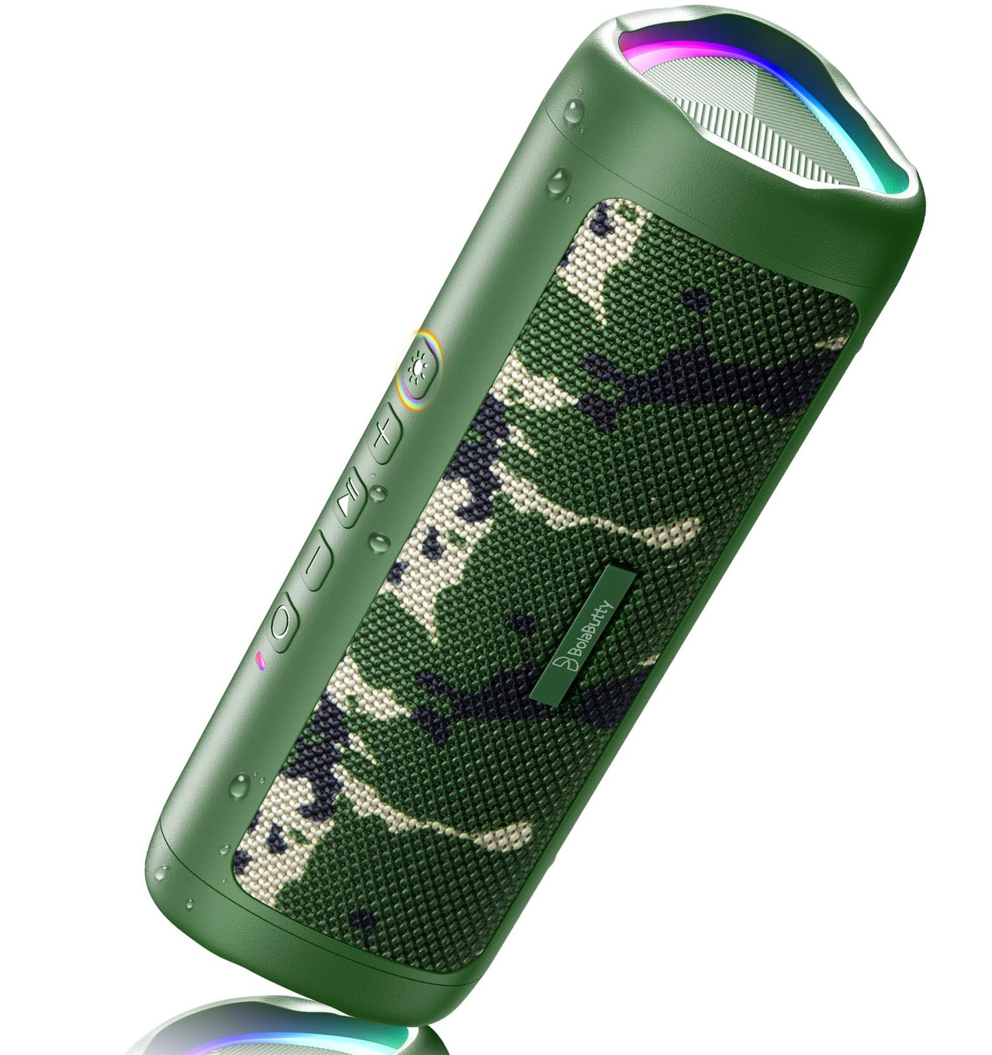 Bluetooth Speaker, 20W HD Sound, Portable Wireless, IPX5 Waterproof, Up to 24H Playtime, TWS Pairing, for Home/Party/Outdoor/Camping/Beach Essentials, Electronic Gadgets, Birthday Gift (Black)