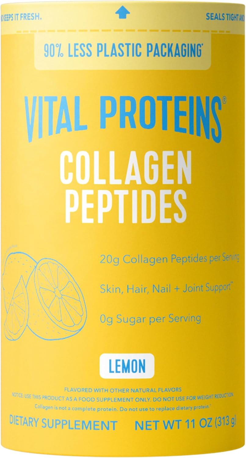 Vital Proteins Collagen Peptides Powder, Unflavored, 9.33oz | Grass-Fed Collagen Peptides, Supports Hair Skin & Nails, Bones & Joints, 13 Servings