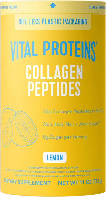 Vital Proteins Collagen Peptides Powder, Unflavored, 9.33oz | Grass-Fed Collagen Peptides, Supports Hair Skin & Nails, Bones & Joints, 13 Servings