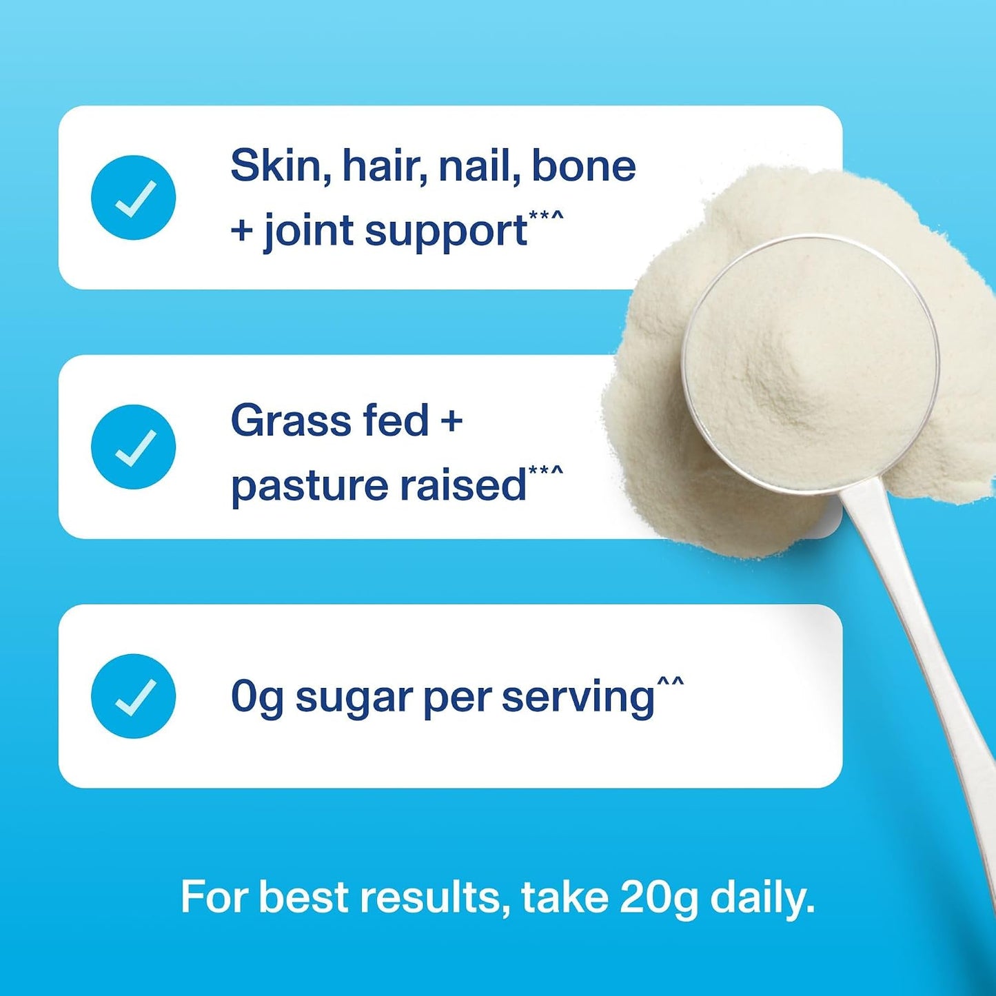 Vital Proteins Collagen Peptides Powder, Unflavored, 9.33oz | Grass-Fed Collagen Peptides, Supports Hair Skin & Nails, Bones & Joints, 13 Servings