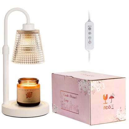 Candle Warmer Lamp with Timer Home Decor Birthday Gifts for Women | Dimmable Candle Warmer for Jar Candles, Height Adjustable Wax Melts Warmer,Room Decor House Warming Gifts New