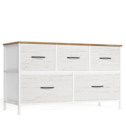 SONGMICS BELLAH Collection - Dresser for Bedroom, Chest of Drawers, Storage Organizer Unit, Closet, Entryway, Steel, 4 Drawers, Modern, Ink Black and Ebony Black ULGS314B01S
