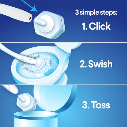 Clorox ToiletWand Toilet Cleaning System, Wand, Caddy and 6 Refill Heads
