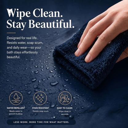 EHZNZIE White Shower Curtain Liner 72x72, PEVA Waterproof Bath Curtain, No Chemical Smell, 3 Weighted Magnets, Durable with Rustproof Metal Grommets