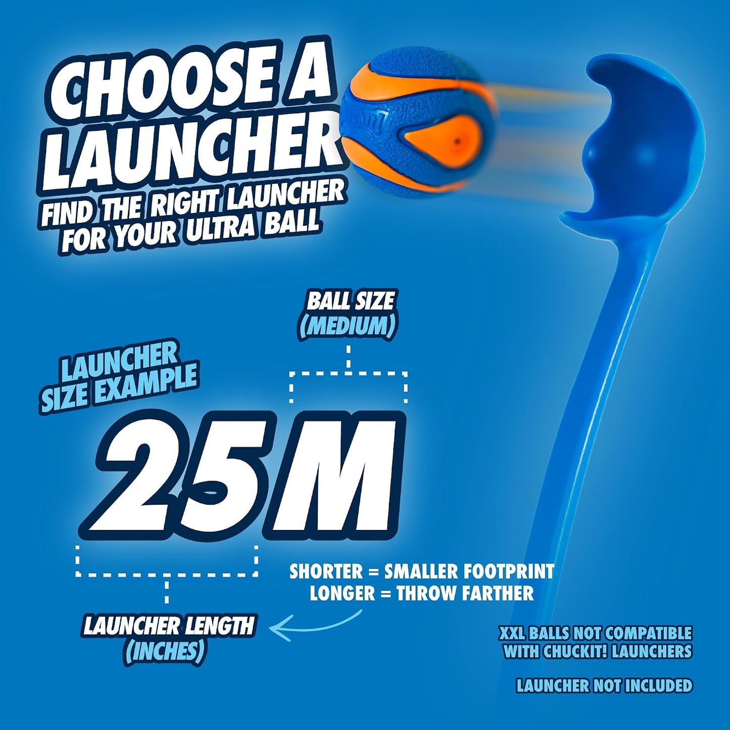 Chuckit! Ultra Ball Dog Toy, Durable Rubber, Medium 2.5-in, 2 Pack | Made from Durable Rubber with an Extra-Thick Core, This Bouncy Fetch Ball Floats in Water for Lasting Games of Fetch
