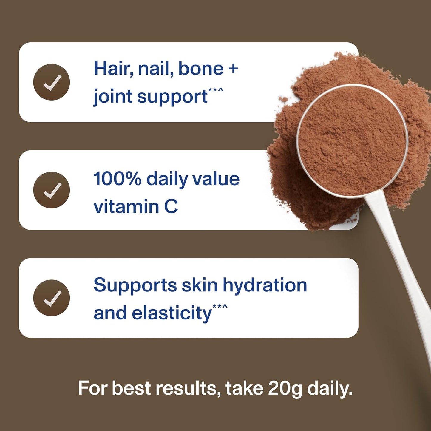 Vital Proteins Collagen Peptides Powder Advanced, Unflavored, 20oz | Hyaluronic Acid & Vitamin C, Supports Hair Skin & Nails, Collagen Peptides, 27 Servings