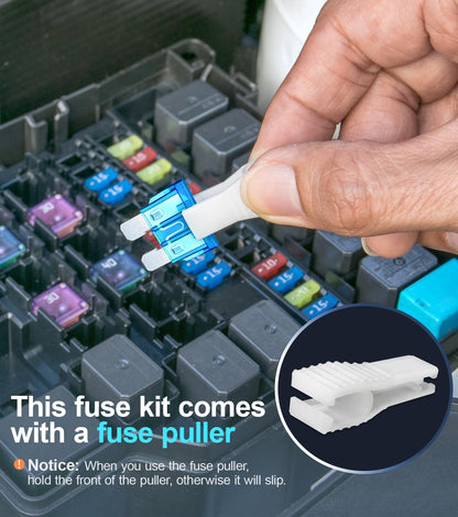 JOREST 300Pcs Car Fuse Assortment Kit, 160 Mini Blade Fuses Automotive + 90 Standard Auto Fuses + 50 Micro + Puller – Replacement for RV Camper Boat Truck (2Amp 3A 5A 7.5A 10A 15A 20A 25A 30A 35A 40A)