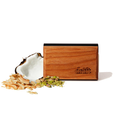 Drift Car Air Freshener - The Original Wood Air Freshener - Car Odor Eliminator - Long Lasting Scent - Auto Accessories - Metal Clip - Essential Oils - Clean Ingredients - Teak Scent Starter Kit