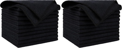 AIDEA Microfiber Cleaning Cloth-50PK, Microfiber Towels for Cars, 12×12" | Premium Wash Cloths, Dusting Cloth Cleaning Rags, Absorbent Towels for SUVs, House, Kitchen, Window, Cleaning Supplies