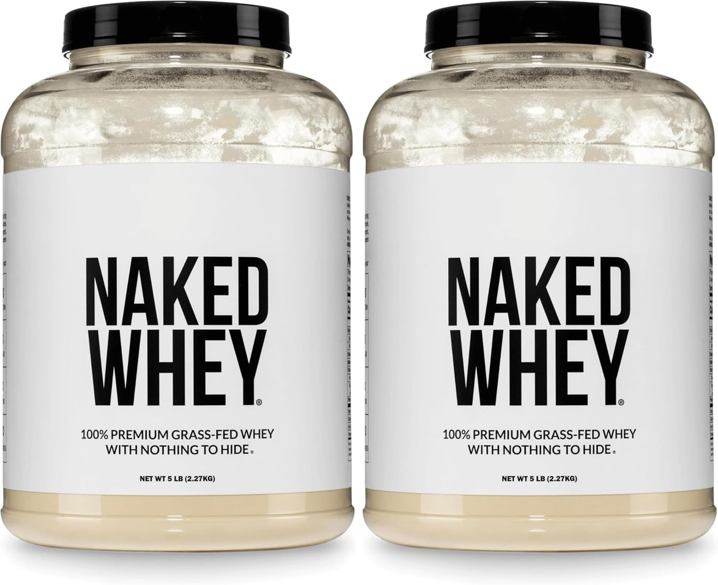 NAKED Whey 1Lb - Only 1 Ingredient, Grass Fed Whey Protein Powder, NSF Certified, Undenatured, No Gmos, No Soy, Gluten Free, Stimulate Growth, Enhance Recovery - 15 Servings