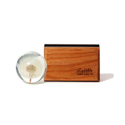 Drift Car Air Freshener - The Original Wood Air Freshener - Car Odor Eliminator - Long Lasting Scent - Auto Accessories - Metal Clip - Essential Oils - Clean Ingredients - Teak Scent Starter Kit