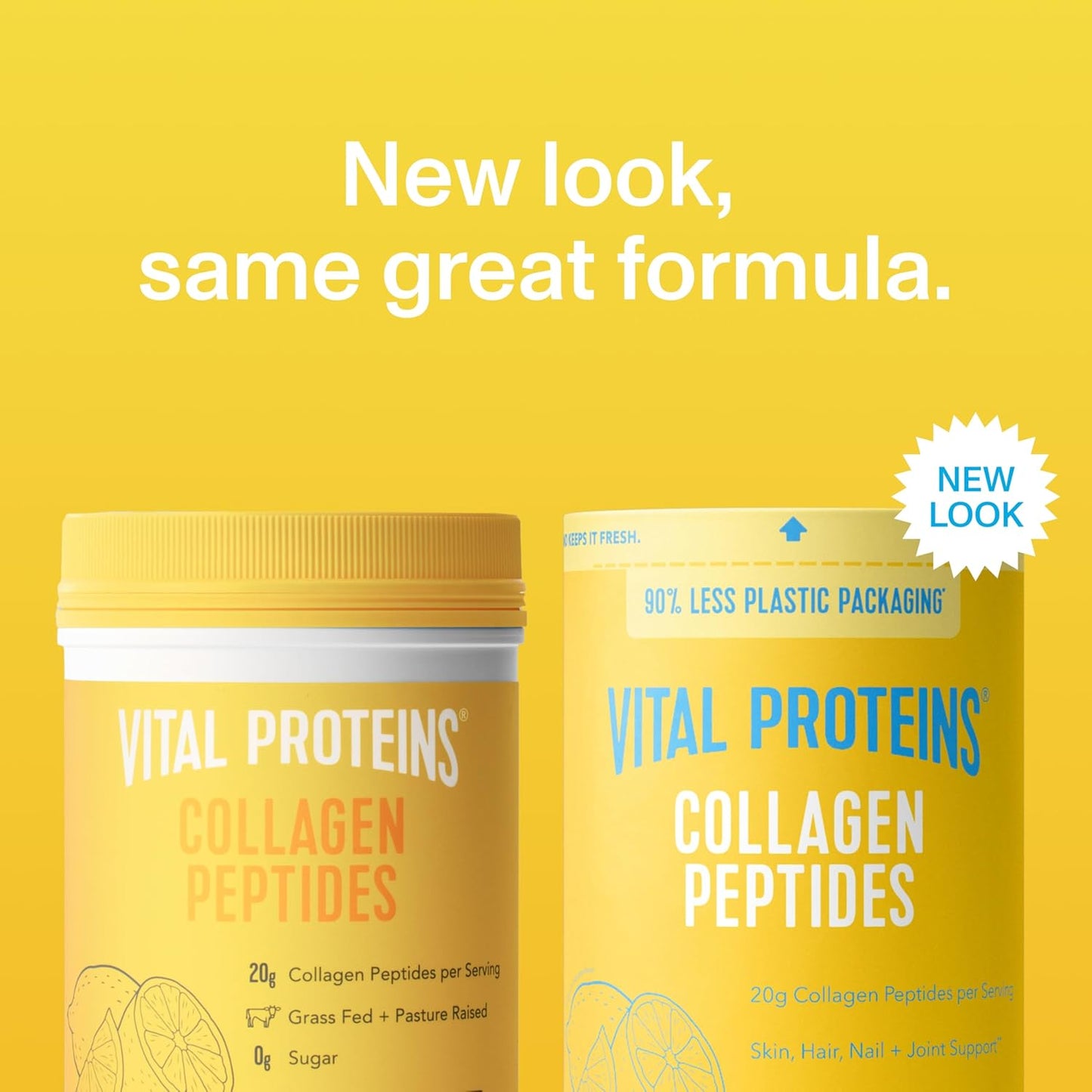 Vital Proteins Collagen Peptides Powder, Unflavored, 9.33oz | Grass-Fed Collagen Peptides, Supports Hair Skin & Nails, Bones & Joints, 13 Servings