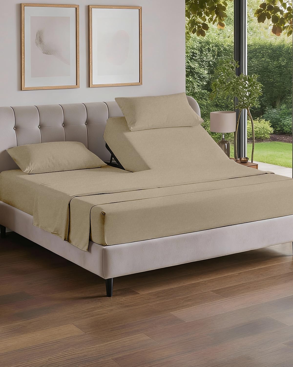 Twin XL 3 Piece Sheet Set - College Dorm Room Essentials - White | Deep Pocket Bed Sheets for Women, Men, Teens & Students, Soft, Cooling, Breathable & Wrinkle Free, Oeko-Tex Bed Sheet Set