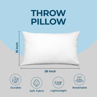 Utopia Bedding Throw Pillows, Decorative 18x18 Pillow Inserts, Set of 4 | Down alternative pillow insert with plush fluffy fill for beds sofas couches and chairs. Suitable for indoor outdoor use.