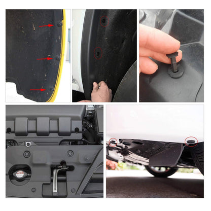 GOOACC 240PCS Bumper Retainer Clips Car Plastic Rivets Fasteners Push Retainer Kit 12 Popular Sizes Auto Push Pin Rivets Set -Door Trim Panel Fender Clips for GM Ford Toyota Honda Chrysler