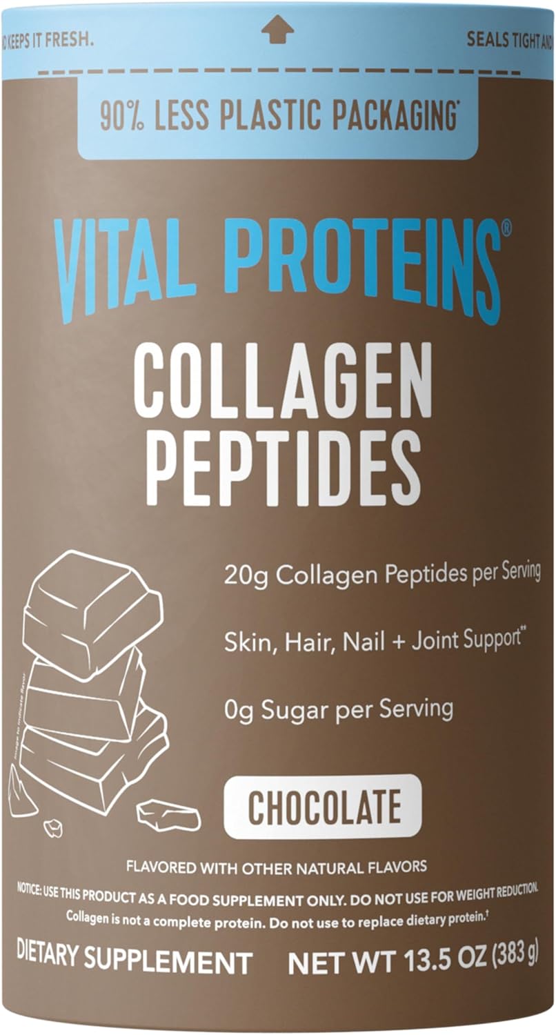 Vital Proteins Collagen Peptides Powder, Unflavored, 9.33oz | Grass-Fed Collagen Peptides, Supports Hair Skin & Nails, Bones & Joints, 13 Servings