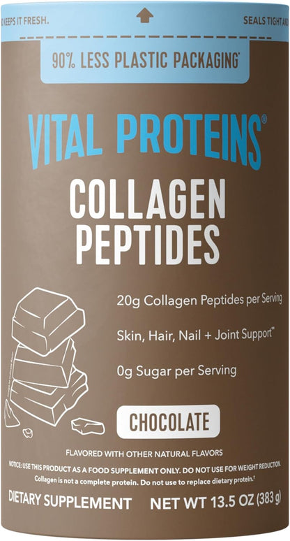Vital Proteins Collagen Peptides Powder, Unflavored, 9.33oz | Grass-Fed Collagen Peptides, Supports Hair Skin & Nails, Bones & Joints, 13 Servings