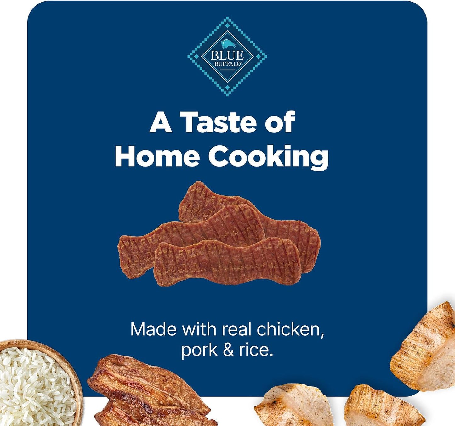 Blue Buffalo Nudges Homestyle Chicken Dog Treats, 16 oz | Real Chicken First, with Peas & Carrots, Made in the USA, No Corn, Wheat, or Soy