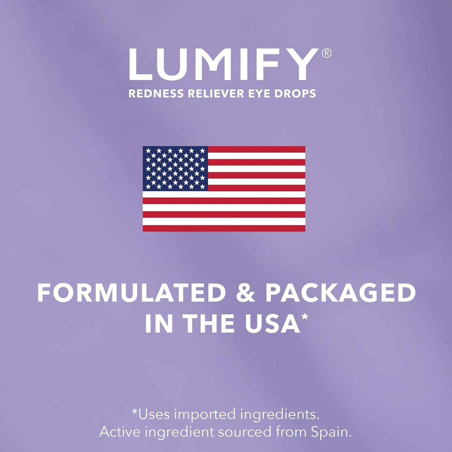 Lumify Redness Relief Eye Drops, Whiter & Brighter Looking Eyes, 0.25 oz | Works in 1 minute, lasts up to 8 hours, For Whiter & Brighter Looking Eyes, 1 bottle