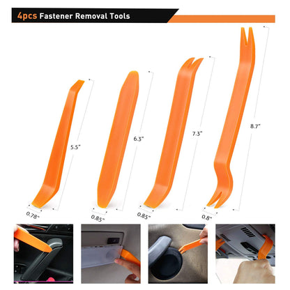 GOOACC 240PCS Bumper Retainer Clips Car Plastic Rivets Fasteners Push Retainer Kit 12 Popular Sizes Auto Push Pin Rivets Set -Door Trim Panel Fender Clips for GM Ford Toyota Honda Chrysler