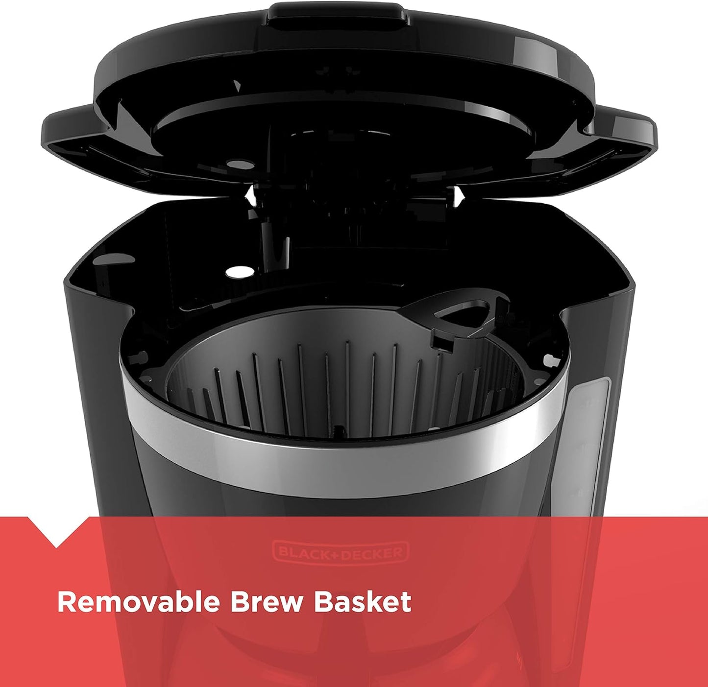 BLACK+DECKER 12-Cup Drip Coffee Maker with Vortex Brewing