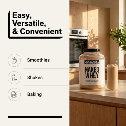 NAKED Whey 1Lb - Only 1 Ingredient, Grass Fed Whey Protein Powder, NSF Certified, Undenatured, No Gmos, No Soy, Gluten Free, Stimulate Growth, Enhance Recovery - 15 Servings