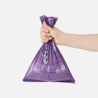 Amazon Basics Dog Poop Leak Proof Bags with Dispenser and Leash Clip, Unscented, 13" x 9" Large Size, 300 Count