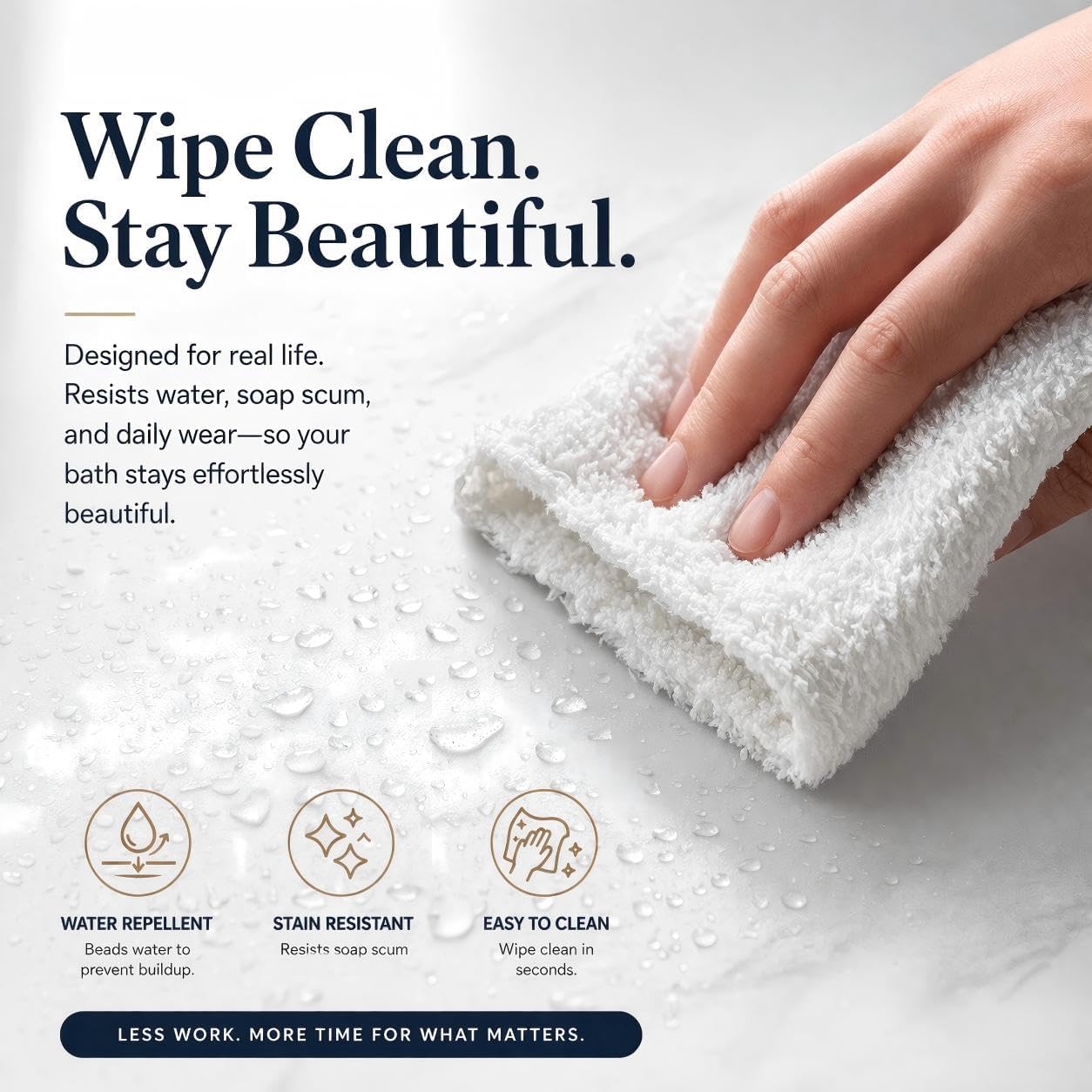 EHZNZIE White Shower Curtain Liner 72x72, PEVA Waterproof Bath Curtain, No Chemical Smell, 3 Weighted Magnets, Durable with Rustproof Metal Grommets