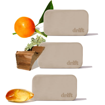 Drift Car Air Freshener - Stone Air Freshener Car Odor Eliminator - Long Lasting Scent - Auto Accessories - Metal Clip - Essential Oils - Clean Ingredients - Cabana Scent Starter Kit