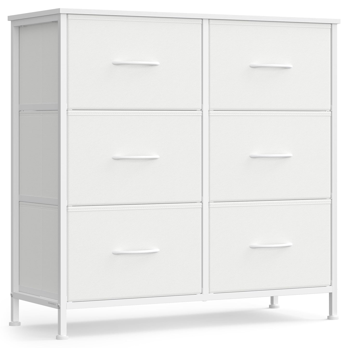 SONGMICS BELLAH Collection - Dresser for Bedroom, Chest of Drawers, Storage Organizer Unit, Closet, Entryway, Steel, 4 Drawers, Modern, Ink Black and Ebony Black ULGS314B01S