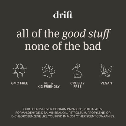 Drift Car Air Freshener - The Original Wood Air Freshener - Car Odor Eliminator - Long Lasting Scent - Auto Accessories - Metal Clip - Essential Oils - Clean Ingredients - Teak Scent Starter Kit