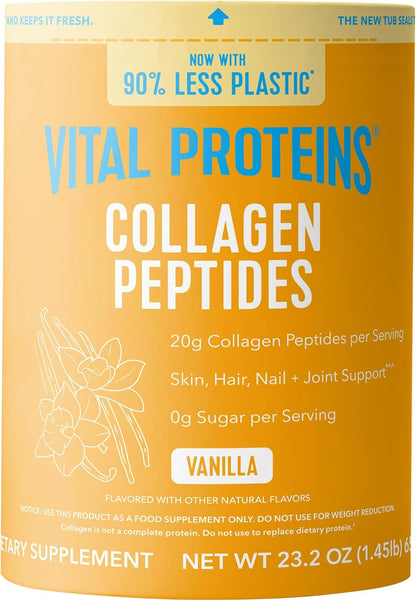 Vital Proteins Collagen Peptides Powder, Unflavored, 9.33oz | Grass-Fed Collagen Peptides, Supports Hair Skin & Nails, Bones & Joints, 13 Servings