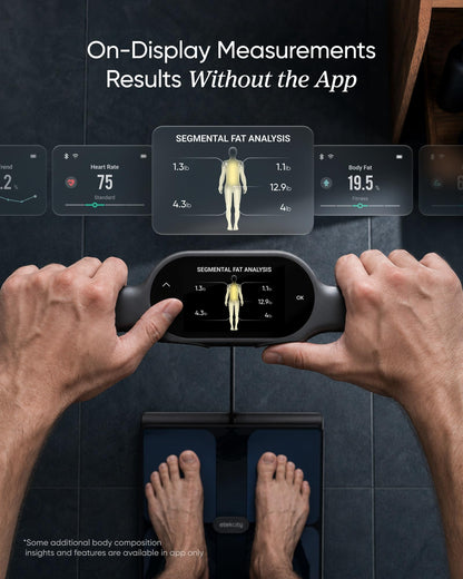 Etekcity Smart Scale for Body Weight, Body Fat and BMI, FSA Eligible | HSA Eligible, Bathroom Scale with Muscle Mass, Accurate Bluetooth App Sync, LED Display and Tempered Glass