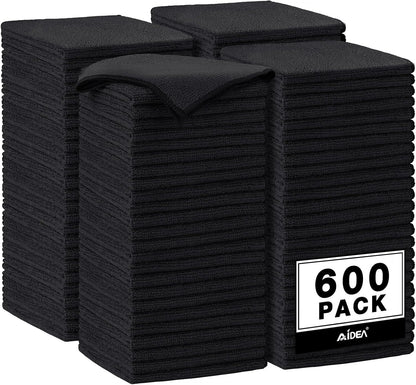 AIDEA Microfiber Cleaning Cloth-50PK, Microfiber Towels for Cars, 12×12" | Premium Wash Cloths, Dusting Cloth Cleaning Rags, Absorbent Towels for SUVs, House, Kitchen, Window, Cleaning Supplies