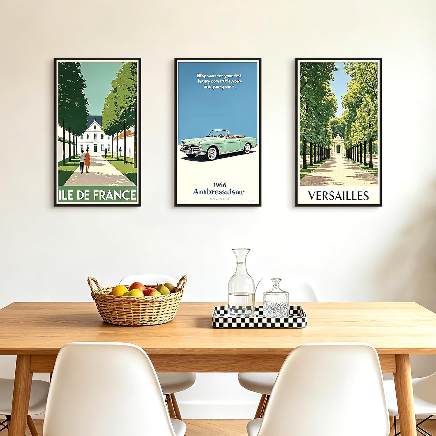 upsimples 12x16 Poster Frame, Easy Slide-In Assembly, Black, 3 Pack | Gallery Wall 12 x 16 Picture Frames Set for Family, Wedding, Christmas, Easy to Change Photos