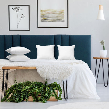 Utopia Bedding Throw Pillows, Decorative 18x18 Pillow Inserts, Set of 4 | Down alternative pillow insert with plush fluffy fill for beds sofas couches and chairs. Suitable for indoor outdoor use.