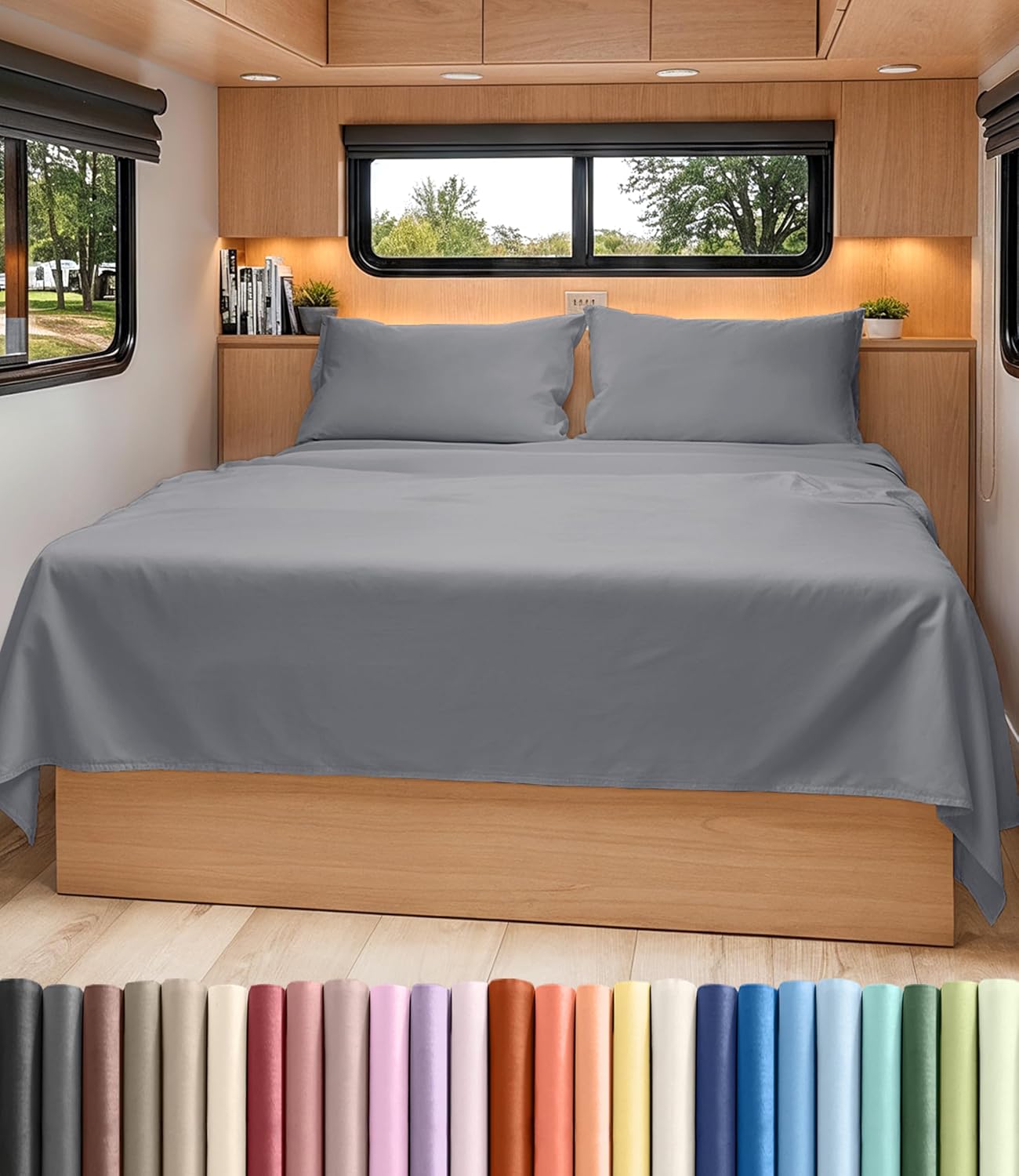 Twin XL 3 Piece Sheet Set - College Dorm Room Essentials - White | Deep Pocket Bed Sheets for Women, Men, Teens & Students, Soft, Cooling, Breathable & Wrinkle Free, Oeko-Tex Bed Sheet Set
