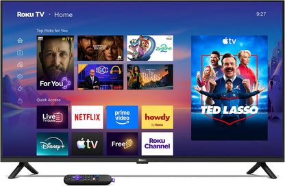 Roku 40-Inch Smart TV 2026 - Select Series, 1080p Full HD TV - RokuTV | Flat Screen LED Television with Voice Remote, Wi-Fi & Bluetooth Headphone Mode - Streaming Live Local News Sports & Movies