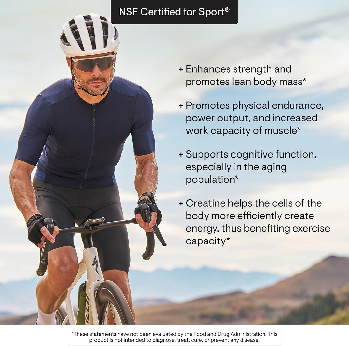THORNE Creatine, Micronized Creatine Monohydrate Powder, 90 Servings | Supports Lean Muscle Mass, Endurance & Cognitive Function*, Unflavored, 5 g per Serving, NSF Certified for Sport