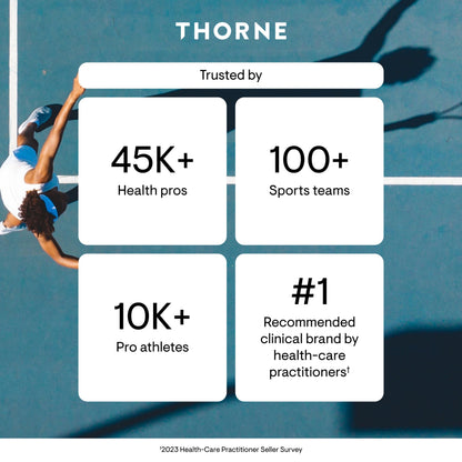 THORNE Creatine, Micronized Creatine Monohydrate Powder, 90 Servings | Supports Lean Muscle Mass, Endurance & Cognitive Function*, Unflavored, 5 g per Serving, NSF Certified for Sport
