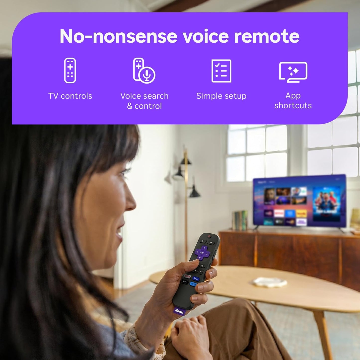 Roku 40-Inch Smart TV 2026 - Select Series, 1080p Full HD TV - RokuTV | Flat Screen LED Television with Voice Remote, Wi-Fi & Bluetooth Headphone Mode - Streaming Live Local News Sports & Movies