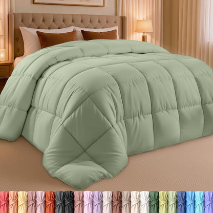 Utopia Bedding Queen Comforter 2 Pack, Duvet Insert, White, 88 x 88 Inches | Soft and Fluffy Down Alternative Bed Comforter, All Season, Breathable, Corner Tabs, Box Stitched, Durable, Machine Washable