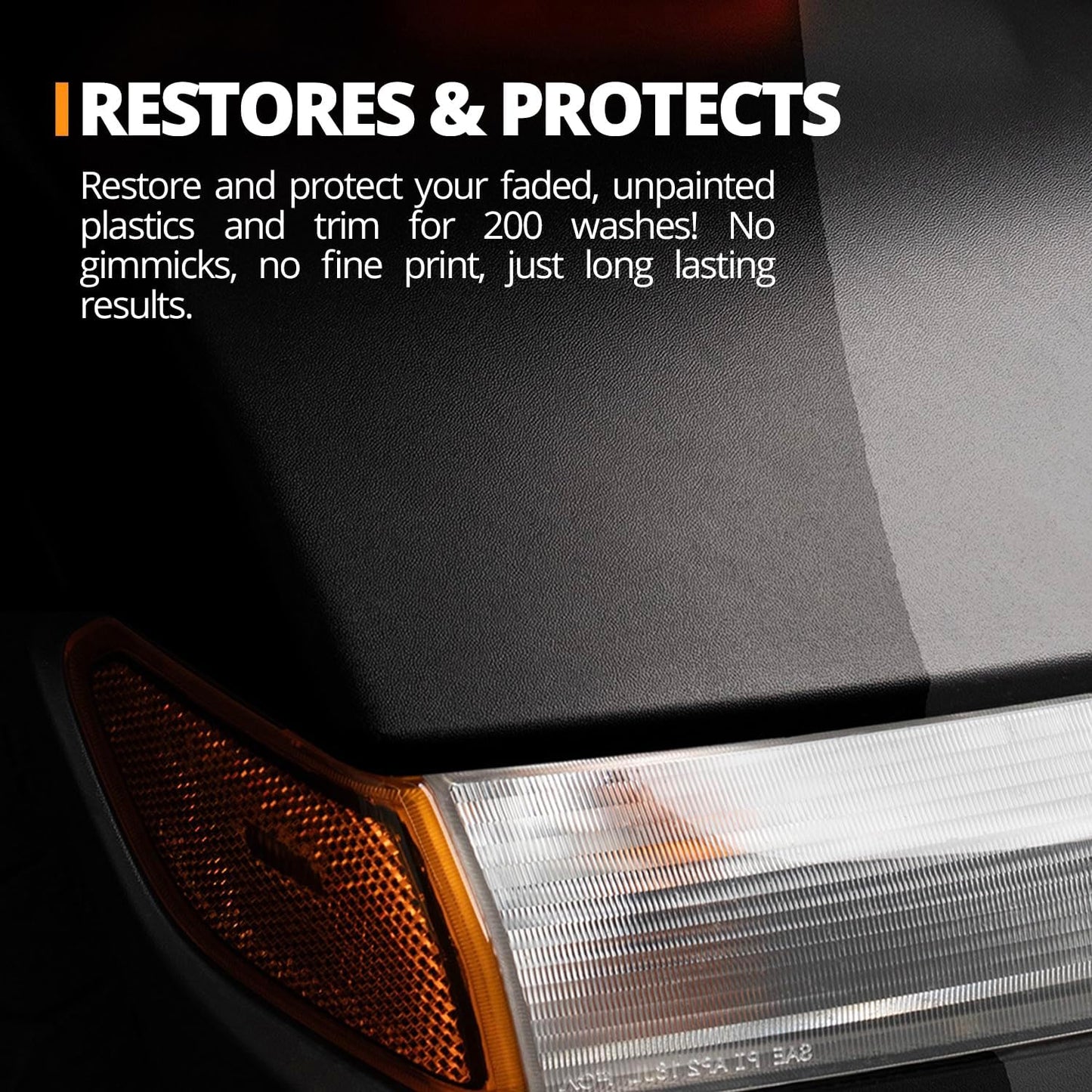 CERAKOTE® Ceramic Trim Coat Kit - Quick Plastic Trim Restorer - Ceramic Coating Guaranteed Restoration to Last Over 200 Washes – A Ceramic Coating, Not a Dressing | Restores faded black plastic trim, ceramic coating rated for 200+ washes, not a dressing,