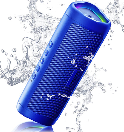 Bluetooth Speaker, 20W HD Sound, Portable Wireless, IPX5 Waterproof, Up to 24H Playtime, TWS Pairing, for Home/Party/Outdoor/Camping/Beach Essentials, Electronic Gadgets, Birthday Gift (Black)