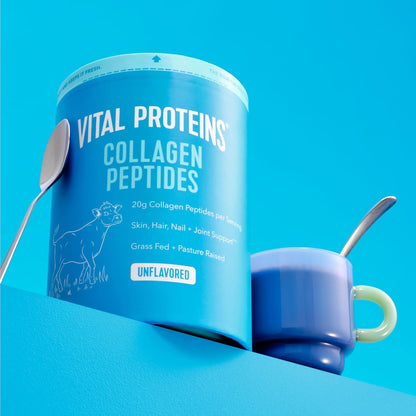 Vital Proteins Collagen Peptides Powder, Unflavored, 9.33oz | Grass-Fed Collagen Peptides, Supports Hair Skin & Nails, Bones & Joints, 13 Servings