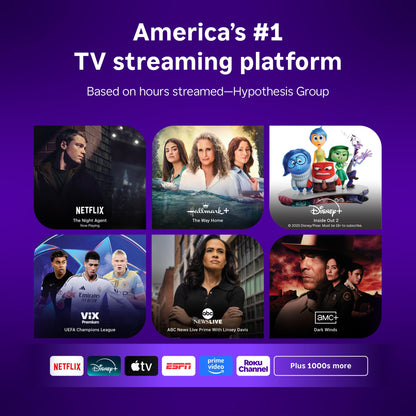 Roku 40-Inch Smart TV 2026 - Select Series, 1080p Full HD TV - RokuTV | Flat Screen LED Television with Voice Remote, Wi-Fi & Bluetooth Headphone Mode - Streaming Live Local News Sports & Movies