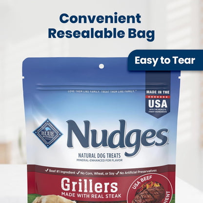 Blue Buffalo Nudges Homestyle Chicken Dog Treats, 16 oz | Real Chicken First, with Peas & Carrots, Made in the USA, No Corn, Wheat, or Soy