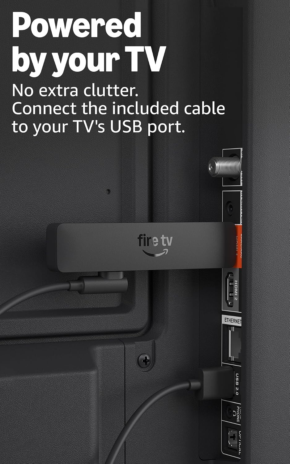 Amazon Fire TV Stick HD (newest model), free & live TV, Alexa Voice Remote, powered by the TV, effortless setup, find shows faster with Alexa+